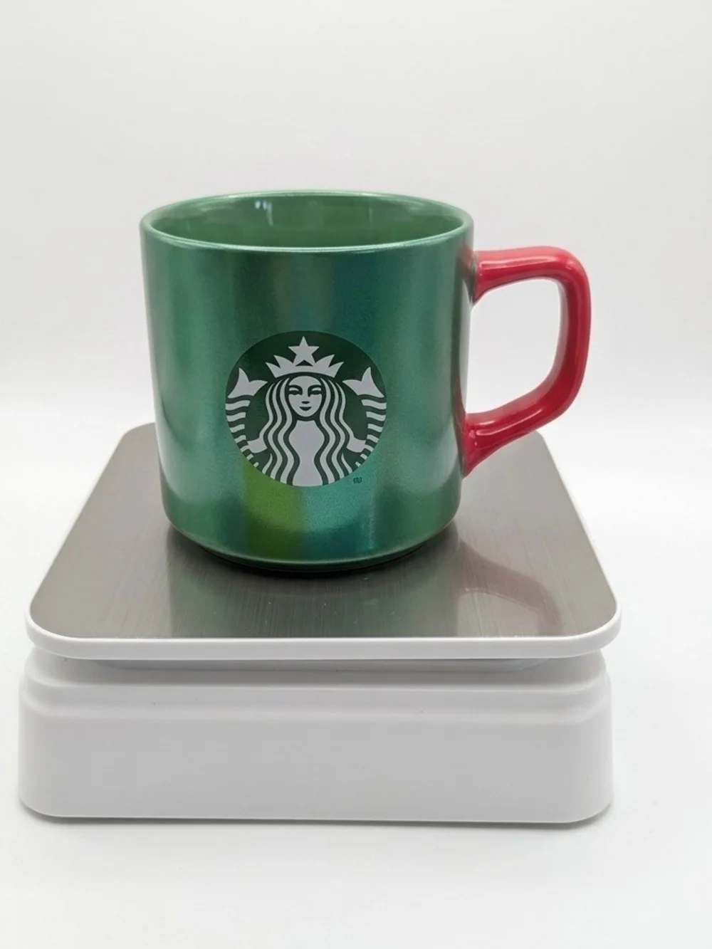 Starbucks Green and Red Ceramic Mug